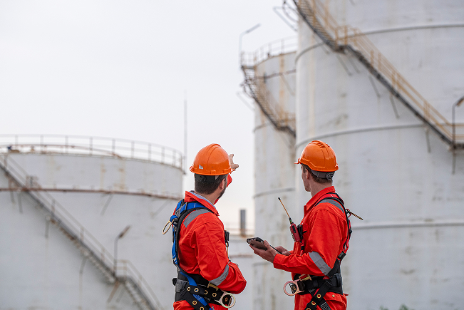 EXFP fire safety technician conducting commercial compliance testing