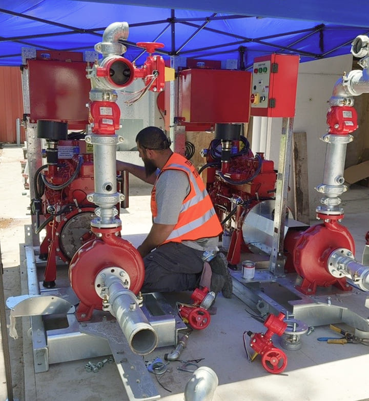 Supplying and installing fire pumps in melbourne victoria